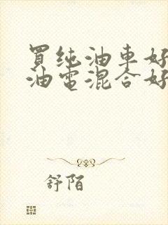 买纯油车好还是油电混合好