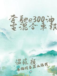奔驰e300油电混合车报价及图片大全