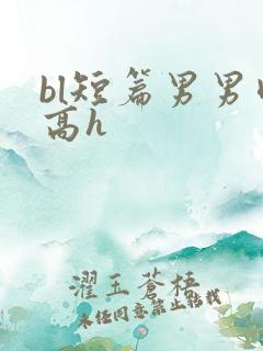 bl短篇男男肉高h