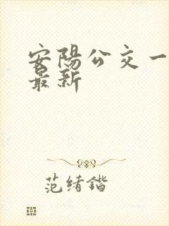 安阳公交一览表最新