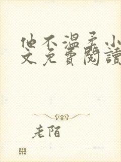他不温柔小说全文免费阅读无弹窗