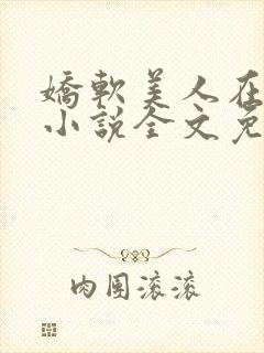 娇软美人在六零小说全文免费阅读