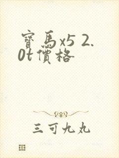 宝马x5 2.0t价格