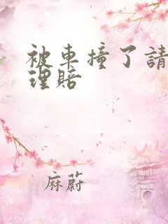 被车撞了请律师理赔