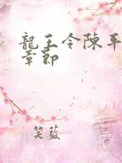 龙王令陈平全部章节