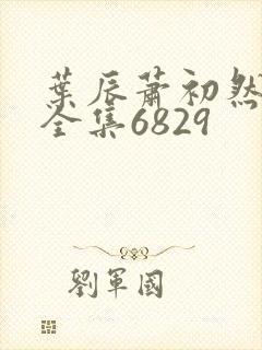 叶辰萧初然最新全集6829