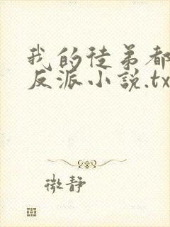 我的徒弟都是大反派小说.txt