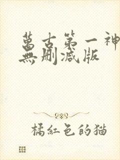 万古第一神小说无删减版