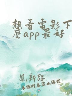 想看电影下载什么app最好 想看电影下载什么app最好