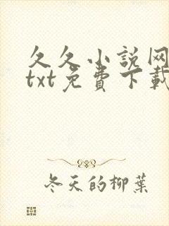 久久小说网手机txt免费下载