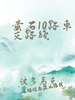 黄石10路车公交路线