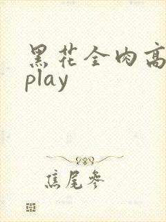 黑花全肉高h湿play