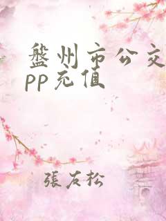 盘州市公交卡app充值