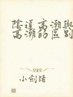 阴道高潮与阴蒂高潮的区别 阴道高潮与阴蒂高潮的区别