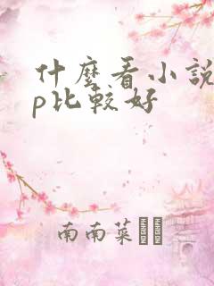 什么看小说app比较好