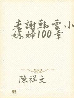老谢韩雪小说儿媳妇100章