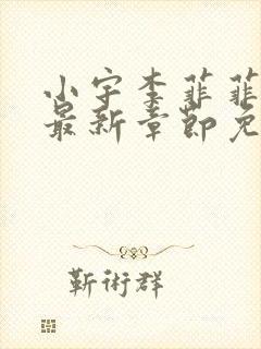 小宇李菲菲小说最新章节免费阅读