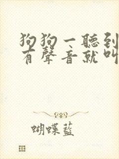 狗狗一听到门外有声音就叫怎么办