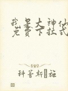 我是大神仙漫画免费下拉式