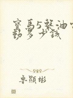 宝马5系油电混动多少钱