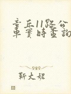 章丘11路公交车实时查询
