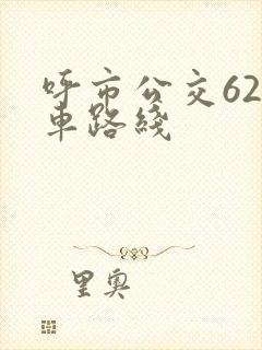 呼市公交62路车路线