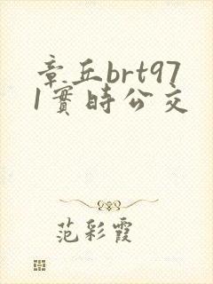 章丘brt971实时公交