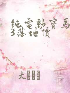 纯电动宝马ix3落地价