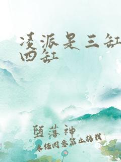 凌派是三缸还是四缸