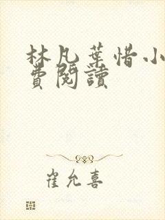 林凡叶惜小说免费阅读