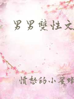 男男双性文高h