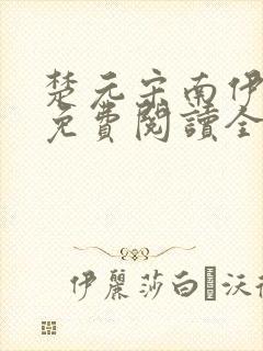 楚元宋南伊小说免费阅读全文最新章节