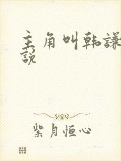 主角叫韩谦的小说