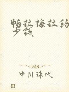 帕拉梅拉的车多少钱