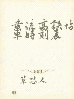 黄流高铁站公交车时刻表
