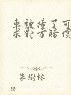车被撞了可以要求对方赔偿折旧费吗