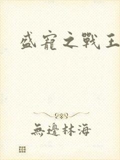 盛宠之战王狂妃