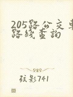205路公交车路线查询