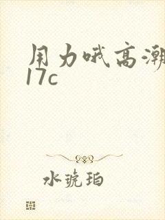 用力哦高潮喷了17c