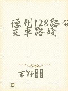 德州128路公交车路线