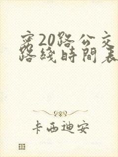 密20路公交车路线时间表