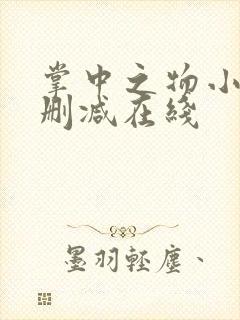 掌中之物小说无删减在线