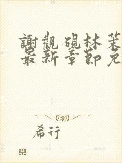 谢观砚林茉小说最新章节免费阅读全文