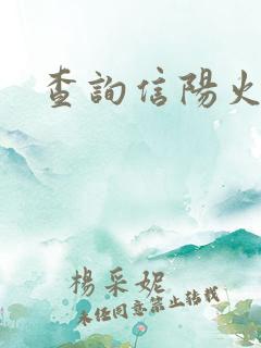 查询信阳火车票