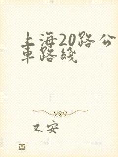 上海20路公交车路线