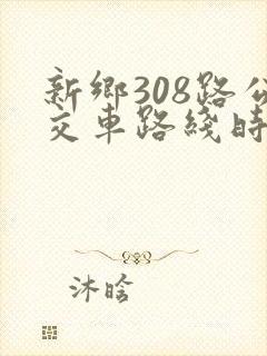 新乡308路公交车路线时间表
