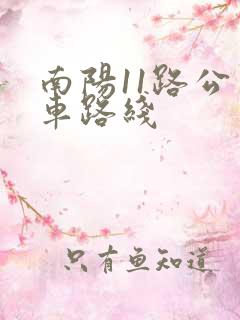 南阳11路公交车路线