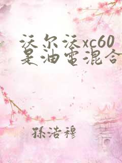 沃尔沃xc60是油电混合吗