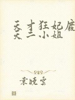 天才狂妃废材逆天二小姐