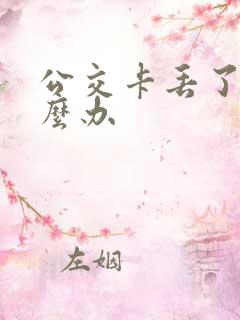 公交卡丢了该怎么办